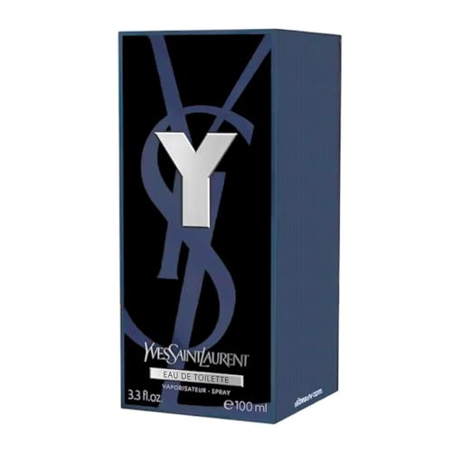 YVES SAINT LAURENT Y Eau De Toilette for Men, 100 ml/3.4 oz YVES SAINT LAURENT