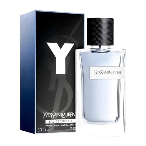 YVES SAINT LAURENT Y Eau De Toilette for Men, 100 ml/3.4 oz YVES SAINT LAURENT