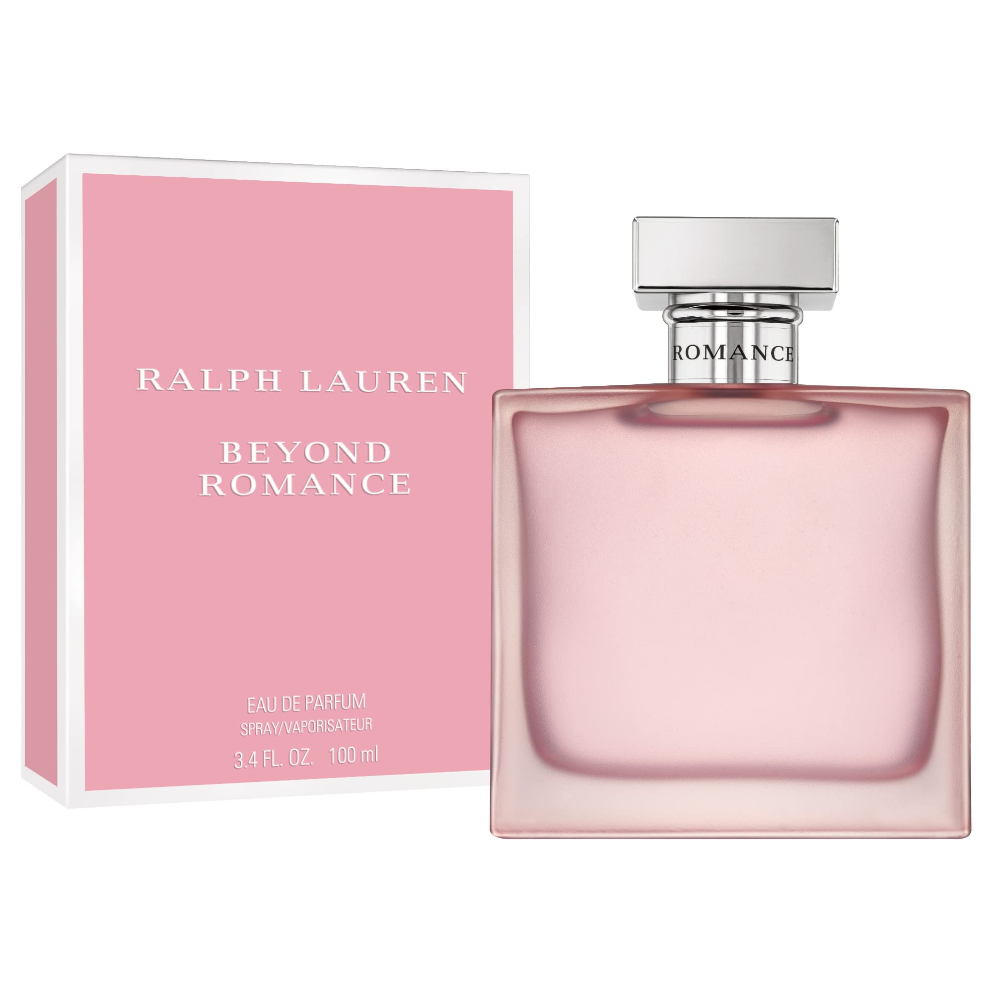 Ralph Lauren FRAGRANCES Beyond Romance - Eau De Parfum - Women's Perfume - Ambery & Floral - With Rose, Black Vanilla, and Raspberry - Medium Intensity 3.4 Fl Oz RALPH LAUREN FRAGRANCES