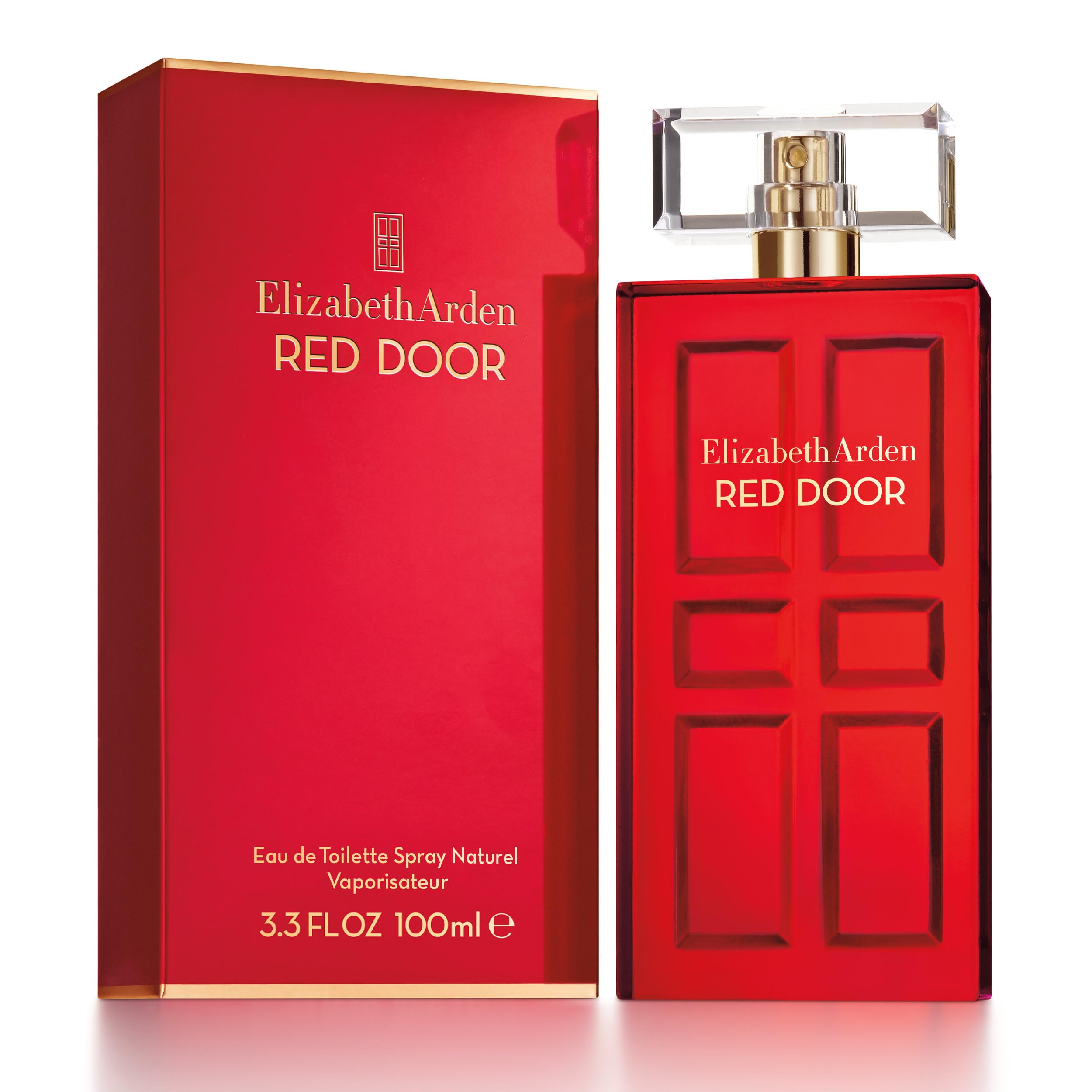 Elizabeth Arden Red Door Eau de Toilette Women's Perfume Spray, Red Door Perfume for Women, Floral Scented with Notes of Freesia, Red Roses, and Orchids, Sensual Fragrance, 3.3 oz Bottle Elizabeth Arden