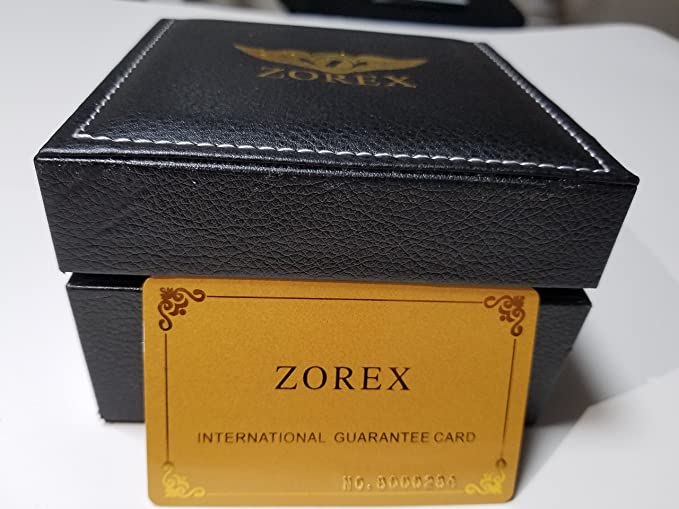 ZOREX Men's Automatic Mechanical Watch Sapphire-Glass Stainless Steel RobinDeals